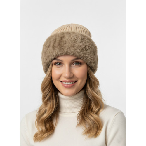 Winter Woolen Knitted Beanie C..