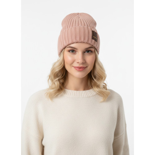 Premium Ribbed Knit Winter Bea..