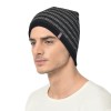 Warmline Blend Finest Wool Men's Stripe Cap Inside Fur