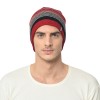 Warmline Blend Finest Wool Men's Stripe Cap Inside Fur 