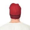 Warmline Blend Finest Wool Men's Stripe Cap Inside Fur