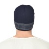 Warmline Blend Finest Wool Men's Stripe Cap Inside Fur