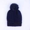 Warmline Finest Wool Kids Cap Inside fur with Pom Pom 