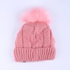 Warmline Finest Wool Kids Cap Inside fur with Pom Pom/