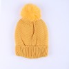 Warmline Finest Wool Kids Cap Inside fur with Pom Pom 