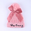 Warmline Finest Wool Kids Cap Inside fur with Pom Pom 