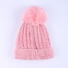 Warmline Finest Wool Kids Cap Inside fur with Pom Pom 