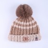 Warmline Finest Wool Kids Cap Inside fur with Pom Pom 