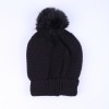 Warmline Finest Wool Kids Cap Inside fur with Pom Pom 