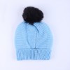 Warmline Finest Wool Kids Cap Inside fur with Pom Pom 