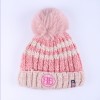 Warmline Finest Wool Kids Cap Inside fur with Pom Pom 