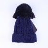 Warmline Finest Wool Kids Cap Inside fur with Pom Pom 