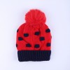 Warmline Finest Wool Kids Cap Inside fur with Pom Pom 