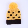 Warmline Finest Wool Kids Cap Inside fur with Pom Pom 