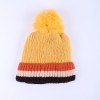 Warmline Finest Wool Kids Cap Inside fur with Pom Pom 