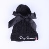 Warmline Finest Wool Kids Cap Inside fur with Pom Pom 