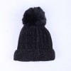 Warmline Finest Wool Kids Cap Inside fur with Pom Pom 