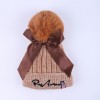 Warmline Finest Wool Kids Cap Inside fur with Pom Pom 