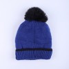 Warmline Finest Wool Kids Cap Inside fur with Pom Pom 