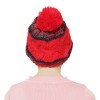 Warmline  Finest Wool Women Fancy Cap Inside Fur 