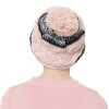 Warmline  Finest Wool Women Fancy Cap Inside Fur 