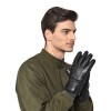 Warmline Men's Genuine Leather Warm Lined Driving Gloves, Motorcycle Gloves