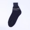 Woolmark 100% Pure Wool Ladies Anckle Stripe Socks