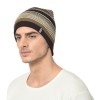 Warmline Blend Finest Wool Men's Stripe Cap Inside Fur 