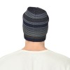 Warmline Blend Finest Wool Men's Stripe Cap Inside Fur 