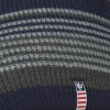 Warmline Blend Finest Wool Men's Stripe Cap Inside Fur 