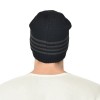 Warmline Finest Wool Men's Fancy Stripe Cap Inside Fur 