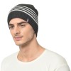 Warmline Finest Wool Men's Fancy Stripe Cap Inside Fur 