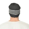 Warmline Finest Wool Men's Fancy Stripe Cap Inside Fur 