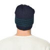 Warmline Finest Wool Men's Fancy Stripe Cap Inside Fur 