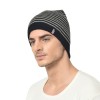 Warmline Blend Finest Wool Men's Stripe Cap Inside Fur