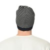 Warmline Blend Finest Wool Men's Stripe Cap Inside Fur