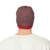 Warmline Blend Finest Wool Men's Stripe Cap Inside Fur