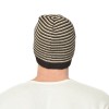 Warmline Blend Finest Wool Men's Stripe Cap Inside Fur