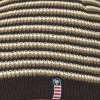 Warmline Blend Finest Wool Men's Stripe Cap Inside Fur