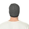 Warmline Blend Finest Wool Men's Stripe Cap Inside Fur