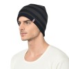 Warmline Finest Wool Men's Fancy Stripe Cap Inside Fur 