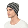 Warmline Finest Wool Men's Fancy Stripe Cap Inside Fur 