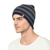 Warmline Finest Wool Men's Fancy Stripe Cap Inside Fur 