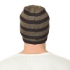 Warmline Finest Wool Men's Fancy Stripe Cap Inside Fur 