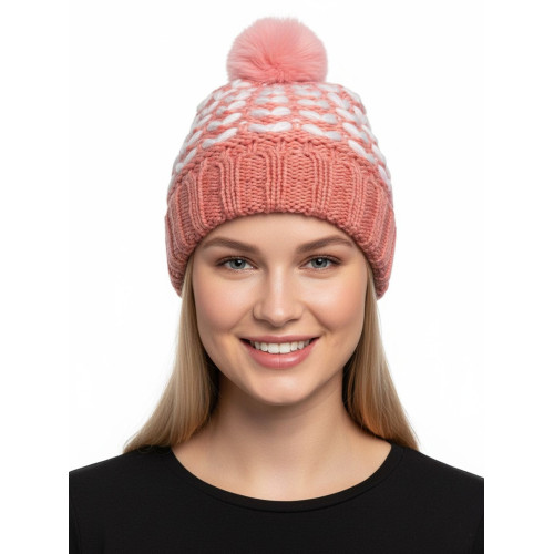 Warmline Women Pink Beanie Cas..