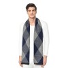 Warmline Cashmere Premium Wool Men's Reversible Muffler Diamond